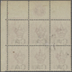 06533 Malaiische Staaten - Perak: 1900/1950, Group Of Seven Blocks Of Four/six With CONTROLS. - Perak