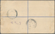 06593 Malaiische Staaten - Perak: 1913/1937, Two Different Registered Letters Incl. Sultan Iskandar 15c. D - Perak