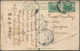 06615 Malaiische Staaten - Perak: 1923 (26.10.), Picture Postcard Bearing Two Singles 2c. Green Tiger Stam - Perak