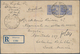 06617 Malaiische Staaten - Perak: 1923 Destination COLOMBIA: Registered Cover From Sitiawan, Perak To Bogo - Perak