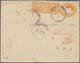 06643 Malaiische Staaten - Perak: 1930 (21.1.), Federated Malay States Stat. Envelope 4c. Tiger Embossed O - Perak