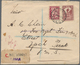 06655 Malaiische Staaten - Perak: INCOMING MAIL: 1933 (1.3.), Registered Cover From Lima/PERU With Prov. R - Perak