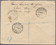 06655 Malaiische Staaten - Perak: INCOMING MAIL: 1933 (1.3.), Registered Cover From Lima/PERU With Prov. R - Perak