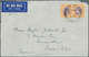 Delcampe - 06672 Malaiische Staaten - Perak: 1936/1940, Group Of Three Entires: 25c. Rate On Imperial Airmail Cover F - Perak