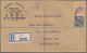 06682 Malaiische Staaten - Perak: 1937/1938, Two Registerede Covers With Different Sultan Iskandar Definit - Perak