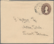 06688 Malaiische Staaten - Perak: 1937 (3.2.), Sultan Iskander Stat. Envelope 5c. Brown Embossed Oval Comm - Perak
