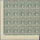 06703 Malaiische Staaten - Perak: 1938, Sultan Iskandar Definitive 8c. Grey Blocks Of 20 From Lower Left C - Perak