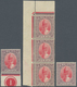 06706 Malaiische Staaten - Perak: 1938, Sultan Iskandar Definitive 40c. Scarlet/purple Vert. Strip Of Thre - Perak