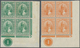 06716 Malaiische Staaten - Perak: 1939/1941, Sultan Iskandar Definitive 2c. Green And 4c. Orange Both In B - Perak