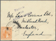 06730 Malaiische Staaten - Perak: 1940, 4c. Orange, Single Franking On Tiny Lady's Cover From "IPOH 4MR 40 - Perak