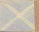 06751 Malaiische Staaten - Perak: 1941, 25c. Dull Purple/scarlet, Vertical Pair On Airmail Cover From "TAN - Perak