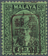 06779 Malaiische Staaten - Perak: Japanese Occupation, 1942, General Issues, Small Seal Ovpts: On 50 C., C - Perak