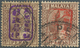 06793 Malaiische Staaten - Perak: Japanese Occupation, 1942, General Issues, Small Seal Ovpts: 5 C., Viole - Perak