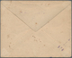 06801 Malaiische Staaten - Perak: 1946 (17.10.), Sultan Iskander Stat. Envelope 5c. Brown Embossed Oval Wi - Perak