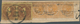 06851 Malaiische Staaten - Sarawak: 1881, Sir Charles Brooke 3c. Brown/yellow Horiz. Pair Used On Piece Wi - Other & Unclassified