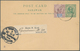 06886 Malaiische Staaten - Sarawak: 1899-1900, Two Postal Stationery Cards Sent To Germany, With 4c. On 3c - Other & Unclassified