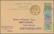 06888 Malaiische Staaten - Sarawak: 1902, 1 C Green Postal Stationery Card, Uprated With 1 C Blue/rose And - Other & Unclassified