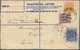 06918 Malaiische Staaten - Sarawak: 1926 (5.10.), Registered Letter 'Sir Charles Vyner Brooke' 12c. Blue U - Other & Unclassified