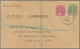 06926 Malaiische Staaten - Sarawak: 1929 (17.8.), Sir Charles Vyner Brooke 50c. Olive-green/carmine And 6c - Other & Unclassified