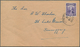 06975 Malaiische Staaten - Sarawak: 1937 (5.10.), Sir Charles Vyner Brooke 5c. Violet Single Use On Cover - Other & Unclassified