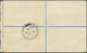 07069 Malaiische Staaten - Selangor: 1908, 1c. Green And 3c. Brown Uprating A Registered Stationery Envelo - Selangor