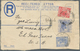 07103 Malaiische Staaten - Selangor: 1923, Federated Malay States: Cover Front Of 10 C Ultramarine Registe - Selangor