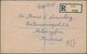 07109 Malaiische Staaten - Selangor: 1924 Destinatin FINLAND, Registered Cover From Klang To Helsingfors, - Selangor