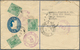 07189 Malaiische Staaten - Selangor: 1935 (19.1.), Federated Malay States Registered Letter 15c. Blue 'Tig - Selangor