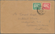 07250 Malaiische Staaten - Selangor: 1938, PUDU: Mosque 6c. Scarlet And 2c. Green Used On Cover With Fine - Selangor