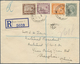 07255 Malaiische Staaten - Selangor: 1938 (11.1.), Registered Cover Franked Mosque 10c. Purple, 5c. Brown - Selangor