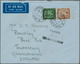 07266 Malaiische Staaten - Selangor: 1939/1940, Two Airmail Covers Each Bearing Mosque Stamps For Correct - Selangor