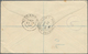 07283 Malaiische Staaten - Selangor: 1940 (22.7.), Mosque 8c. Grey And 5c. Brown (3) Used On Registered Co - Selangor