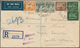 07286 Malaiische Staaten - Selangor: 1940 (22.1.), Registered Airmail Cover Bearing Mosque 50c. Black On E - Selangor