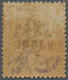 07405 Malaiische Staaten - Sungei Ujong: 1882, Straits Settlements QV 10c. Slate With Opt. 'SUNGEI / UJONG - Other & Unclassified