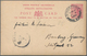 07605 Singapur: 1901 (6.7.), Straits Settlements Stat. Postcard QV 3c. Carmine With Affixed PHOTOGRAPH On - Singapore (...-1959)