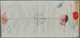 07728 Singapur: 1942 (7.2.), Straits Settlements KGVI $2 Green/scarlet And 15c. Ultramarine Used On Regist - Singapore (...-1959)