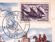 Carte Postale Algérie Oran 1957 Service Maritime Postal Le Messager Des Îles - FDC