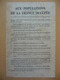 WWII WW2 Tract Flugblatt Propaganda Leaflet In French, EH(F).103, MESSAGE AUX POPULATIONS DE LA FRANCE OCCUPÉE - Non Classés