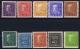 Sweden : Yvert 195 - 204   MH/* Flz/ Charniere  1925 - 1926 - Unused Stamps