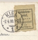 Deutsches Reich - 1900 - Postkarte Mit Soldaten Brief Eigene Angelegenheit Des Empfängers From Kiel To Wilhelmshafen - Brieven En Documenten