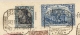 Deutsches Reich - 1919 - 7 Stamps On Postcard Cancelled Esslingen W. Verfassungstag - Brieven En Documenten