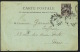 MARSEILLE - Original CPA Voyagée 1899- Carte à La Lune- Rue De Noailles-animée - Recto Verso- Paypal Sans Frais - Canebière, Centre Ville