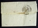 1826 France Lettre Franchise Mtre De La Guerre En Noir AA35 - Marques D'armée (avant 1900)