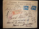 France , Semeuse Camee Lettre Recommandee De Paris B 1910 Pour Gand , Joli Document - 1906-38 Säerin, Untergrund Glatt