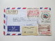 Delcampe - Paraguay Ca. 1972 - 82 Korrespondenz 25 Luftpost Briefe. Einige Mit Inhalt! Certificado. Erwin Abraham S.R.L. - Paraguay