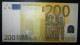 200 EURO R008F1 Draghi Germany Serie X04 Perfect UNC - 200 Euro