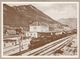 Gotthardbahn - Hoteldroschken Und Postkutschen Nehmen 1905 In Brunnen Den Anschluss Vom Schnellzug - Railway - Trains - Treni