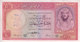 EGYPT 10 EGP 1958 P-32 Sig/EMARI VF HIGH CRISP PREFIX 55 INK ON BACK */* - Aegypten