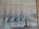 AQUARELLE 1891 FLOTTE FRANçAISE à PORTHMOUTH CUIRASSé AVISO TORPILLEUR  En 42 Sur 32 Cm Sur Papier, Signé K .Barne Rous - Kunst