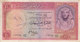 EGYPT 10 EGP 1960 P-32 Sig/REFAII F/VF HIGH CRISP PREFIX 128 */* - Egypt